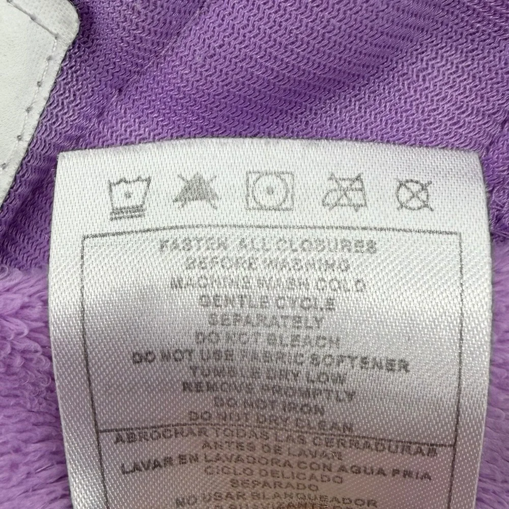 Free Country Girls Purple Striped Hooded‎ Softshell Active Jacket Size 14/16